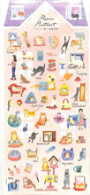 画像をギャラリービューアに読み込む, KAMIO JAPAN カミオジャパン シール ・ PMルームポートレイトシール/CAT&HEALING シール帳 福袋 丸 おしゃれ アルバム デコレーション ハート 大量 ステッカー スマホ ごほうび 花 かわいい スケジュール帳 手帳のタイムキーパー :4991277279977