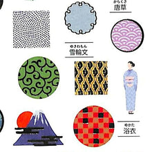 Load image into Gallery viewer, KAMIO JAPAN カミオジャパン シール ・ PMパタリップシール/JAPANESE PATTERN01 シール帳 福袋 スケジュール デコ ステッカー ダイアリー 国 オリンピック おしゃれ 日本 マーク 模様 スケジュール帳 手帳のタイムキーパー :4991277283004