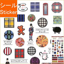 Load image into Gallery viewer, KAMIO JAPAN カミオジャパン シール ・ PMパタリップシール/BRITISH PATTERN シール帳 福袋 スケジュール デコ ステッカー ダイアリー 国 オリンピック おしゃれ 日本 マーク 模様 スケジュール帳 手帳のタイムキーパー :4991277283080