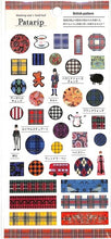 Load image into Gallery viewer, KAMIO JAPAN カミオジャパン シール ・ PMパタリップシール/BRITISH PATTERN シール帳 福袋 スケジュール デコ ステッカー ダイアリー 国 オリンピック おしゃれ 日本 マーク 模様 スケジュール帳 手帳のタイムキーパー :4991277283080
