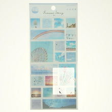 画像をギャラリービューアに読み込む, KAMIO JAPAN カミオジャパン シール ・ フレームズストーリー シール スカイ ブルー シール帳 福袋 丸 おしゃれ アルバム デコレーション ハート 大量 ステッカー スマホ ごほうび 花 かわいい スケジュール帳 手帳のタイムキーパー :4991277422618