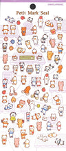 Load image into Gallery viewer, KAMIO JAPAN カミオジャパン シール ・ PETIT MARKシール/パンダのおみせ パンダ 動物 アニマル スケジュール帳 手帳のタイムキーパー :4991277463161