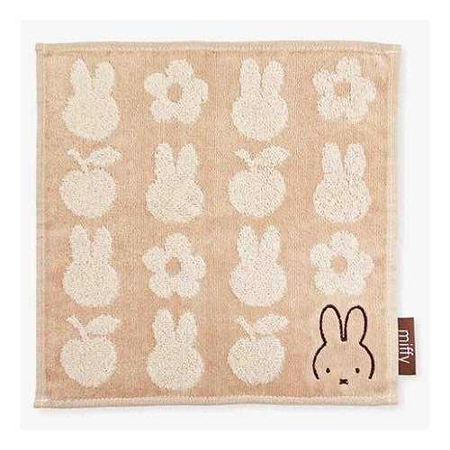 #マリモクラフト MIFFY タオルハンカチ シルエットハンカチ ベージュ (株)日本法令 :4994209087077