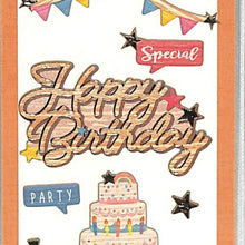 画像をギャラリービューアに読み込む, APJ アートプリントジャパン シール ・ ナチュラルシール/Happy Birthday2 シール帳 福袋 デコ ステッカー ダイアリー キャラクター 色紙 アルバム スケジュール帳 タイムキーパー 色紙 記念日 誕生日 ケーキ 星 :4995027105554