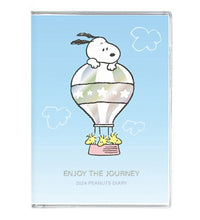 Load image into Gallery viewer, APJ アートプリントジャパン 2024年1月始まり(2023年10月始まり) 手帳 ・ A6マンスリ-ピ-ナッツ マンスリ- ピ-ナッツ 大人かわいい おしゃれ 可愛い キャラクター サイズ スケジュール帳 手帳のタイムキーパー スケジュール帳 :4902041242882