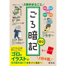 画像をギャラリービューアに読み込む, 5教科まるごと ごろ暗記 中2