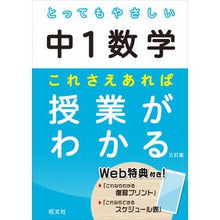 画像をギャラリービューアに読み込む, とってもやさしい中1数学 これさえ 3訂