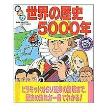 画像をギャラリービューアに読み込む, まんが世界の歴史5000年
