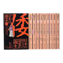 画像をギャラリービューアに読み込む, 漫画版 日本の歴史 全10巻