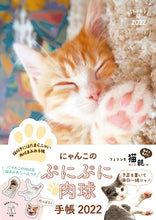Load image into Gallery viewer, Scheduler 2022 January Start Impress 2021 November Start Planner Monthly (Monthly Block) B6 Paw Pad Kitty Planner 2022 Cute & Stylish Character Planner Cover Diary Size Planner Timekeeper :9784295006510