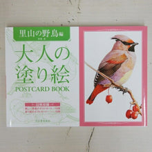 画像をギャラリービューアに読み込む, KAWADE 河出書房新社 塗り絵 ・ 大人の塗り絵 POSTCARD BOOK 里山の野鳥編 ぬりえ ぬり絵 介護 ディズニー 鳥 花 風景 ふるさと スケジュール帳 手帳のタイムキーパー :9784309718002