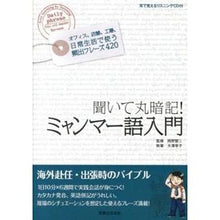 画像をギャラリービューアに読み込む, 聞いて丸暗記! ミャンマー語入門 CD付
