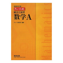 画像をギャラリービューアに読み込む, チャート式解法と演習 数学A 増補改訂版