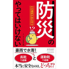 画像をギャラリービューアに読み込む, 防災のやってはいけない