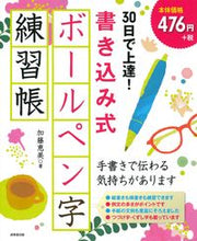 画像をギャラリービューアに読み込む, #加藤恵美 #書き込み式ボールペン字練習帳