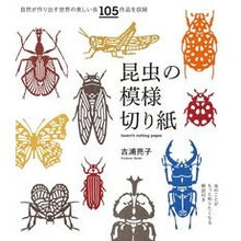 画像をギャラリービューアに読み込む, 昆虫の模様切り紙