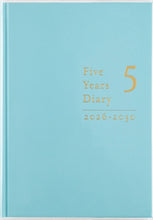 Load image into Gallery viewer, TAKAHASHI 高橋書店 2026 1月始まり 手帳 A5 No.22 5年横線当用新日記 ミントブルー 高橋 手帳 2026年 ビジネス 定番 シンプル 手帳カバー かわいい とじ手帳 日記 スケジュール帳 手帳のタイムキーパー :9784471710224