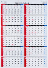 Load image into Gallery viewer, TAKAHASHI Takahashi Shoten 2026 January Start Calendar A2 E1 Eco-Calendar Wall-mounted A2 2026 Business Simple Eco Schedule Book Diary Timekeeper :9784471825010