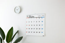 Load image into Gallery viewer, TAKAHASHI Takahashi Shoten 2026 January Start Calendar B2 E31 Eco-Calendar Wall-Mounted B2 Modified 2026 Business Simple Eco Schedule Book Timekeeper Diary :9784471825089