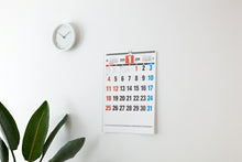 Load image into Gallery viewer, TAKAHASHI Takahashi Shoten 2026 January Start Calendar B3 E58 Eco Calendar Wall Hanging 2026 Business Simple Eco Schedule Book Diary Time Keeper :9784471825287