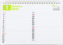 Load image into Gallery viewer, TAKAHASHI 高橋書店 2026 1月始まり カレンダー A5 E102 エコカレンダー 卓上 2026年 ビジネス シンプル エコ スケジュール帳 手帳のタイムキーパー :9784471795528