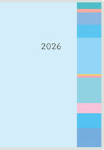 Load image into Gallery viewer, TAKAHASHI Takahashi Shoten 2026 April Start Planner B6 No.922 Mia Clair R 2 Takahashi Planner 2026 Business Standard Simple Planner Cover Cute Bound Planner Diary Schedule Book Planner Timekeeper :9784471799229