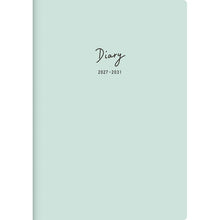画像をギャラリービューアに読み込む, #No.345 5年DIARY ミントグリーン B6 (株)日本法令 :9784471863456