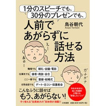 画像をギャラリービューアに読み込む, 人前であがらずに話せる方法