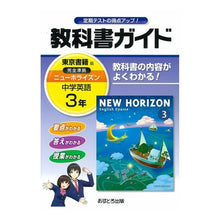 画像をギャラリービューアに読み込む, 中学教科書ガイド 東京書籍版 英語 3年