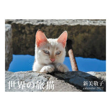 画像をギャラリービューアに読み込む, カレンダー ’22 世界の旅猫
