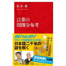 画像をギャラリービューアに読み込む, 言葉の周圏分布考
