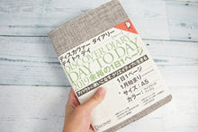 Load image into Gallery viewer, Discover21 DISCOVER TWENTY ONE 2019 Diary 1 page 1 day (2 days per spread) A5 Discover Diary Day to Day A5 Fabric BEIGE Accessories System Business Refill Hobonichi Zodiac Schedule Book Diary :9784799322826
