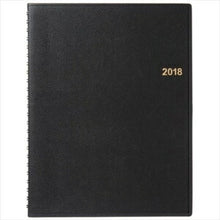 Load image into Gallery viewer, Schedule book 2018 JMAM Nōritsu Techo January 2018 Start A5 6441 Ring A5 TWO WEEKS 2017 2018 Monthly Character Cute Techo Timekeeper :9784820734727