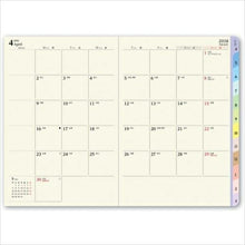 Load image into Gallery viewer, JMAM Japan Management Association 2018 April Start Planner A6 9982 King's Brunch x PAGEM Monday Cherry Pink Nōritsu Planner Planner 2018 Cute Adult Cute Stationery Manufacturer Bound Planner Planner Schedule Book Planner Time Keeper: 9784820738343