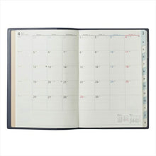 Load image into Gallery viewer, JMAM Notebook 2021 April Start A5 NOLTY Access A5-3 (Navy) 9687 Cute Stylish Character Notebook Cover Schedule Book Timekeeper for your Notebook :9784820759232