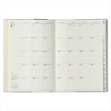 Load image into Gallery viewer, JMAM Nohritsu Techo 2021 April Start Planner B6 PAGEM Monthly B6-i Aida ni Memo Sunday (Yellow) 9905 Adult Cute Stylish Kawaii Character Planner Cover Schedule Book Techo no Timekeeper :9784820759102