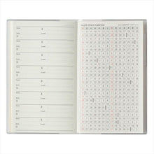 Load image into Gallery viewer, JMAM Efficiency Diary April 2021 Start Planner A6 PAGEM Monthly Slim-i Note between days Sunday (White x Lavender) 9917 Adult Cute Stylish Character Planner Cover Schedule Book Planner Timekeeper: 9784820738251