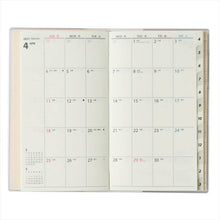 Load image into Gallery viewer, JMAM Efficiency Diary April 2021 Start A6 PAGES Monthly Slim-i Sunday (Light Pink) 9928 Cute for Adults, Stylish, Adorable Character Diary Cover, Diary, Size, Schedule Book, Diary Time Keeper: 9784800540065