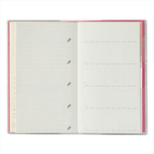 Load image into Gallery viewer, JMAM Efficiency Notebook April 2021 Start A6 PAGES Monthly Slim-i Monday Start (Magenta Pink) 9934 Cute for Adults, Stylish, Cute Character Notebook Cover, Schedule Book, Notebook Timekeeper: 9784800540126
