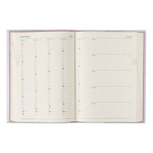 Load image into Gallery viewer, Notebook Schedule Book JMAM Norytsu Techo 2023 January Start A5 Memory 5-Year Diary Lumiere Grace 8636 Nolty Planners Notebook Cover Stylish Japan Efficiency Association Notebook Timekeeper:9784800542823