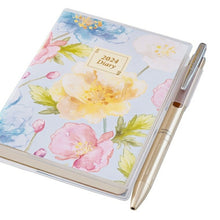 Load image into Gallery viewer, JMAM Nohritsu Techo 2024 January Start Planner Small P Memory (Diary) B7 (Blue) 02: PAGEM 8507 2024 Nohritsu NOLTY PAGEM Techo Calendar Business Schedule Book Techo no Timekeeper: 9784800531803