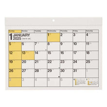 Load image into Gallery viewer, JMAM Japan Management Association Management Center 2025 January Start Calendar A4 C117 Calendar Wall Hanging Horizontal NOLTY Efficiency Business Office Desk Simple Standard Planners Family Wall Hanging 23 Schedule Book Timekeeper :9784800543509