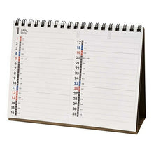 Load image into Gallery viewer, JMAM Japan Management Association Management Center 2025 January Start Calendar B6 C228 Calendar Desk Horizontal NOLTY Efficiency Business Office Desk Simple Standard Planners Family Desk 30 Schedule Book Diary Timekeeper: 9784800543776
