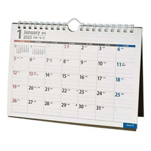 Load image into Gallery viewer, JMAM Japan Management Association Management Center January 2025 Start Calendar A5 C241 Calendar Desk Horizontal NOLTY Efficiency Business Office Desk Simple Standard Planners Family Desk 41 Schedule Book Timekeeper for Notebooks: 9784800543813