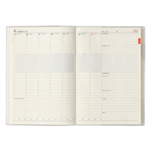 Load image into Gallery viewer, JMAM Japan Management Association Management Center 2026 April-Start Planner A5 9211 NOLTY Scolalight Ivory 2026 Efficiency Diary Simple Business Journal Household Ledger Schedule Book Timekeeper of Planners: 9784800552631