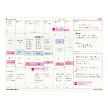 Load image into Gallery viewer, JMAM Japan Management Association Management Center 2026 April-Start Planner A5 9211 NOLTY Scolalight Ivory 2026 Efficiency Diary Simple Business Journal Household Ledger Schedule Book Timekeeper of Planners: 9784800552631