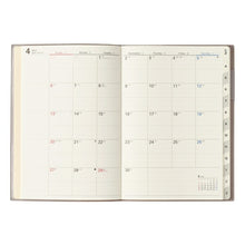 Load image into Gallery viewer, JMAM Japan Management Association Management Center 2026 April Start Planner B6 9505 NOLTY Access Monthly Sunday Start Pink 2026 Nōritsu Diary Simple Business Diary Schedule Book Planner Timekeeper :9784800545923