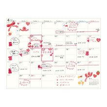 Load image into Gallery viewer, JMAM Japan Management Association Management Center 2025 April Start (March 2025 Start) Planner B6 9506 Access Monthly Monday Start Dark Gray 2025 Noritsu NOLTY Payjem Calendar Business Diary Household Budget Schedule Book :9784800552655