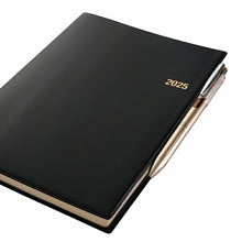 Load image into Gallery viewer, JMAM Japan Management Association Management Center 2026 April Start Planner A5 9607 NOLTY Nority Noritsu Techo Monthly Block Black 2026 Noritsu Diary Simple Business Diary Household Ledger Schedule Book Planner Time Keeper :9784820738374