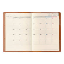 Load image into Gallery viewer, JMAM Japan Management Association Management Center 2026 April Start Planner A5 9672 NOLTY Eclat A5-1 Camel 2026 Efficiency Diary Simple Business Journal Schedule Book Timekeeper of Planners: 9784800539328